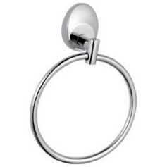 Настенный полотенцедержатель кольцо Frap F1604 хром