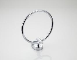Настенный полотенцедержатель кольцо Frap F1604 хром фото 2