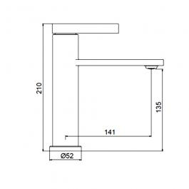 Смеситель для раковины Frap F10899-16