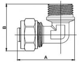 Фитинги Frap FR1604 L16*3/4M