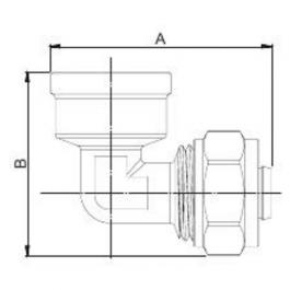 Фитинги Frap FR1606 L16*3/4F