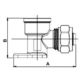 Фитинги Frap FR1607 L16*1/2F