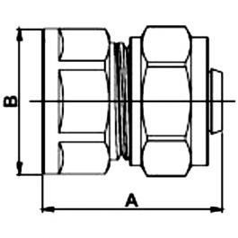 Фитинги Frap FR1612 S16*1/2F