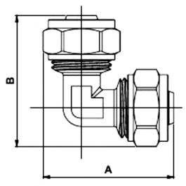 Фитинги Frap FR2001 L20*20