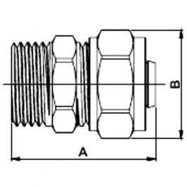 Фитинги Frap FR2002 S20*1/2M