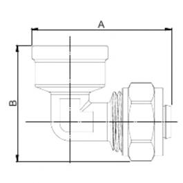 Фитинги Frap FR2006 L20*3/4F