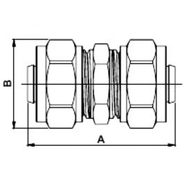 Фитинги Frap FR3208 S32*20