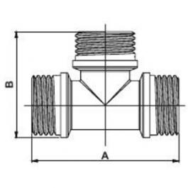 Фитинги Frap T1/2M*1/2M*1/2M