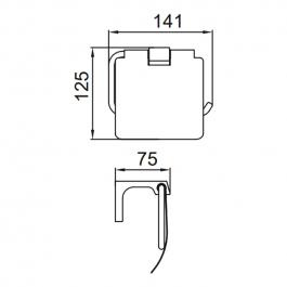 Держатель туалетной бумаги Frap F30603-6