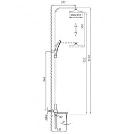 Душевая стойка Frap F2491-6